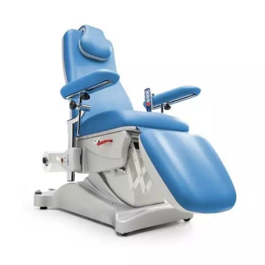 Multifunkčné kreslo / Kreslo na odber krvi model 4198 s pevnou výškou, nezávislým nastavením opierka chrbta a nôh