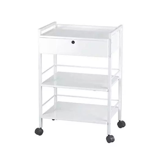 Multifunkčný vozík s 1 zásuvkou a 3 poličkami